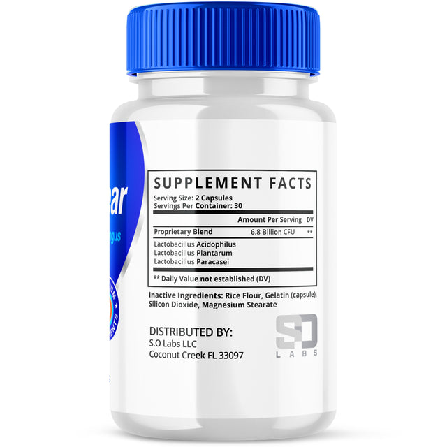 Fungus Clear - Probiotic Supplement - Supports Strong Healthy Natural Clear Toe and Finger Nails - Nail Treatment plus Eliminates Fungus - 120 Capsules (2 Pack)