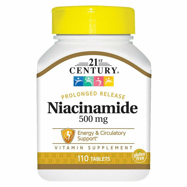 21St Century Niacinamide 500 Mg Prolonged Release Tablets, 110-Ct, 2-Pack