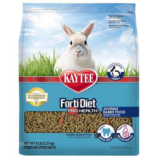Kaytee Forti-Diet Pro Health Juvenile Rabbit Food 5Lb