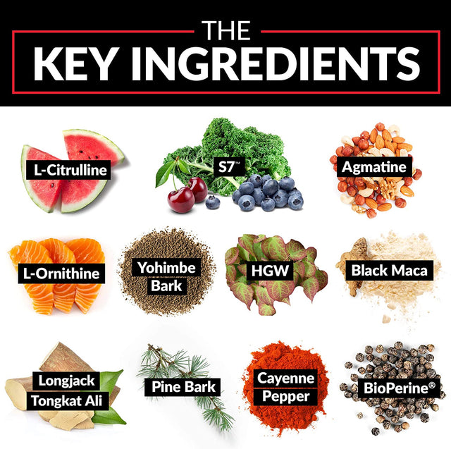 Force Factor SCORE!, 2-Pack, Hardcore Nitric Oxide Booster Supplement for Men with L-Citrulline, Yohimbe, Black Maca & B Vitamins to Increase Stamina, Maximize Physical Performance, 240 Tablets