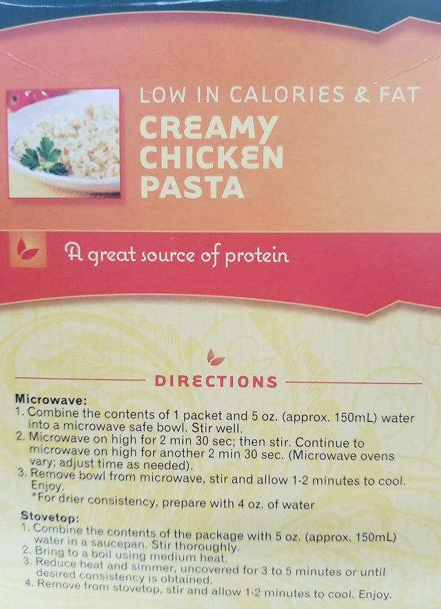 Fit Wise Creamy Chicken Pasta Pack of 7 (Ideal Protein Compatible)
