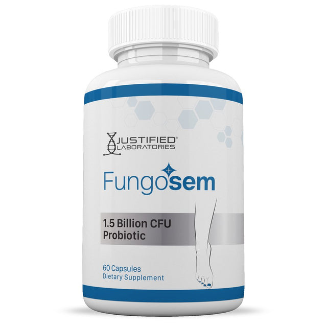 (5 Pack) Fungosem Hack 1.5 Billion CFU Probiotic Nail Support 300 Capsules