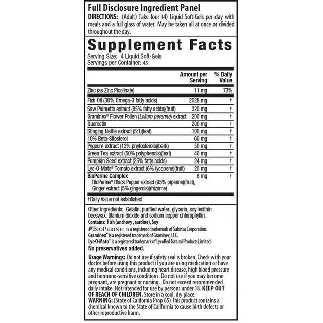 Irwin Naturals Prosta-Strong, Supports Prostate Health - 180 Ct + Pill Case