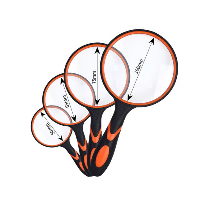 Gofj Magnifier High Clarity Portable 50/65/75/100Mm Handheld Reading Magnifying Glass for Reading