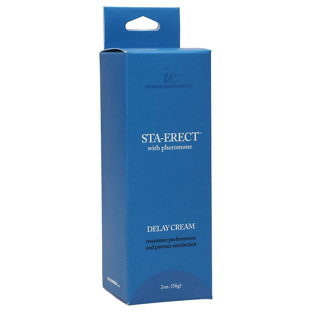Intimate Enhancements Sta-Erect Male Desensitizing Cream with Pheromones, 2 Oz