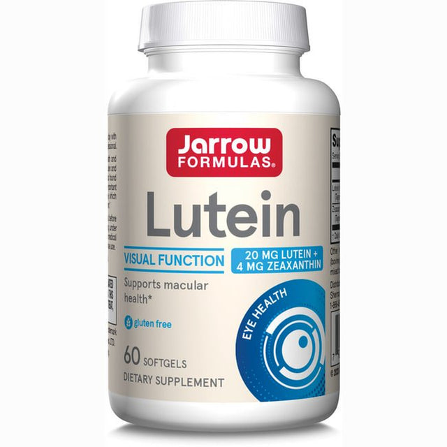 Jarrow Formulas Lutein, Supports Visual Function, 20 Mg, 60 Softgels