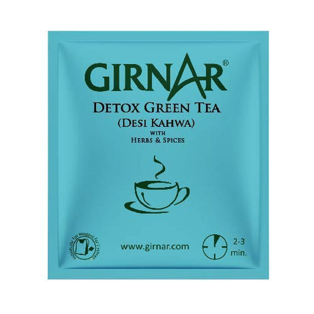 Girnar Detox Green Tea - Desi Kahwa (36 Tea Bags)