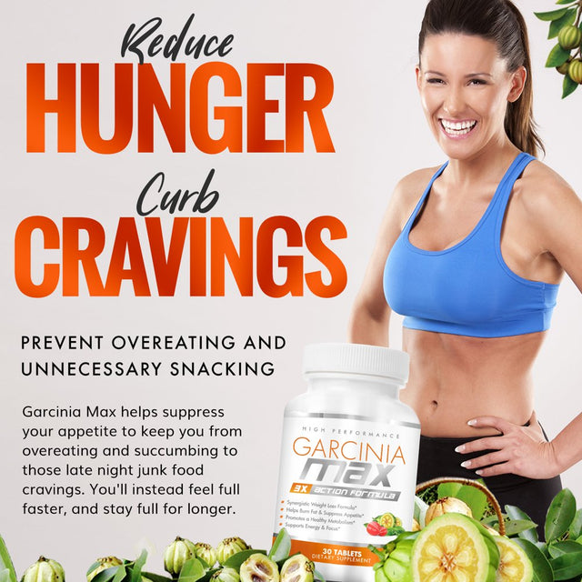 Garcinia Max - 3X Action Weight Loss Formula (30 Servings)