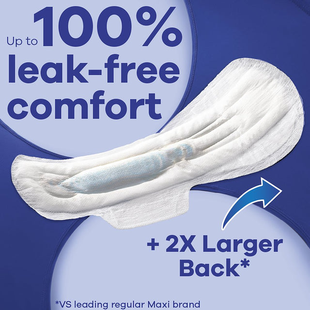 Always Maxi Pads with Wings, Size 5, Extra Heavy Overnight Absorbency, 36 CT