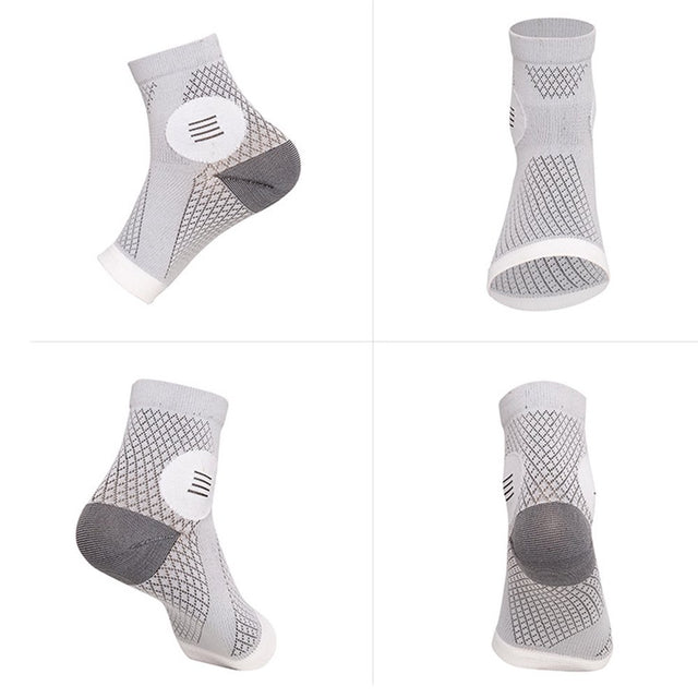 3 Pairs Soothe Socks Plantar Fasciitis Neuropathy Pain Ankle Brace Compression Sleeve Support Soothesocks Arch Support Women Men,Adult-M,3 Color