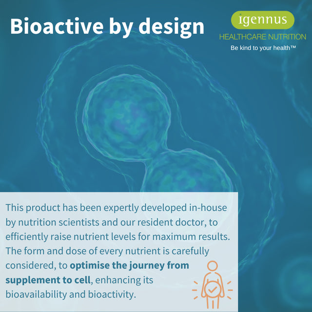 Igennus Super B-Complex, Methylated & Sustained Release B Complex Supplement, Vegan, 180 Small Tablets