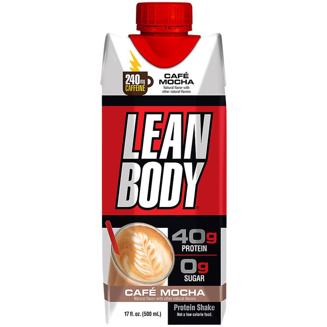 Lean Body Protein Shake - Caf Mocha (12 Drinks)