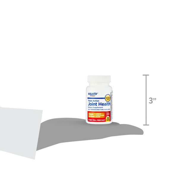 Equate Triple Action Joint Health Dietary Supplement, 30 Count