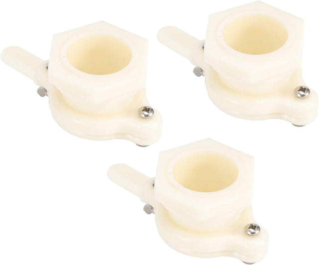 Honey Gate Valve, Safe 3Set Healthy Honey Valve, Durable Food-Grade Plastic Beekeeping Equipment Extract Honey for Extractor Beekeepers
