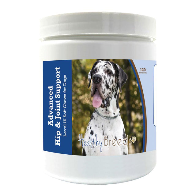 Healthy Breeds Great Dane Advanced Hip & Joint Support Level III Soft Chews for Dogs 120 Count
