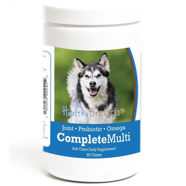 Healthy Breeds 192959009422 Alaskan Malamute All in One Multivitamin Soft Chew - 90 Count