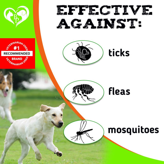 Flea and Tick Prevention Chewable Pills for Dogs (Bacon)