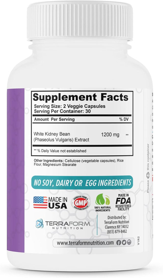 Keto Ready - Max Strength Keto Carb Blocker 1200Mg – Burn Fat & Block Carb Absorption – Minimize Cheat Meals & Maintain Ketosis – White Kidney Bean Extract - for Men & Women - Made in USA - 60 Capsule