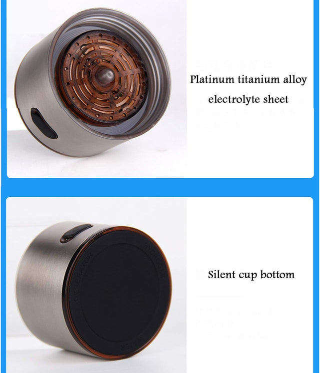 High Concentration Hydrogen-Rich Water Cup SPE Ion Membrane Alkaline Water Purifier Micro-Electrolysis Water Glass 320Ml