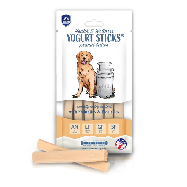 Himalayan Pet Supply Health and Wellness Yogurt Sticks Peanut Butter