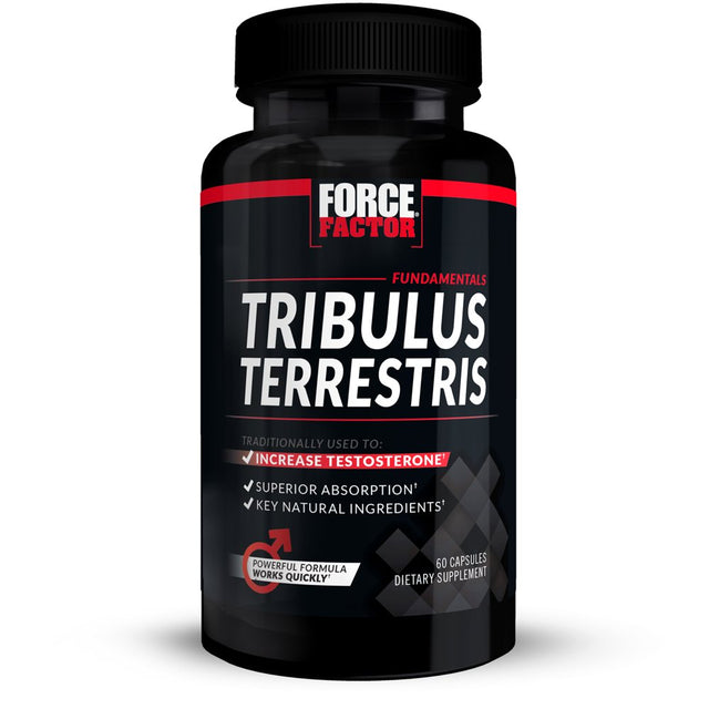 Force Factor Fundamentals Tribulus Terrestris, Key Natural Ingredient Traditionally Used to Boost Male Vitality & Testosterone, 1,000 Mg, 60 Count