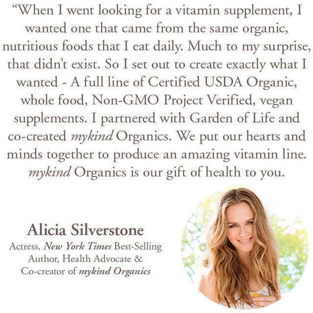 Garden of Life Multivitamin for Women - Mykind Organics Women'S Once Daily Multi - 60+12 Tablets *EN