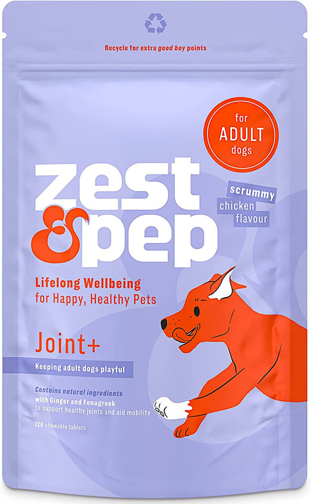 Hip & Joint Supplements for Dogs - Adult Dog Pain Relief anti Inflammatory Tablets 120