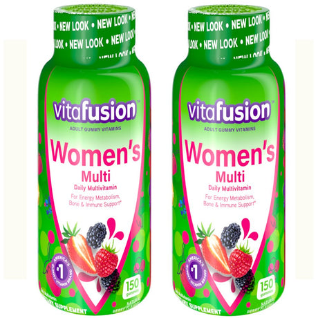 Vitafusion那Ľ Women'S Daily Multivitamin Gummy 150 Ea (Pack of 2)