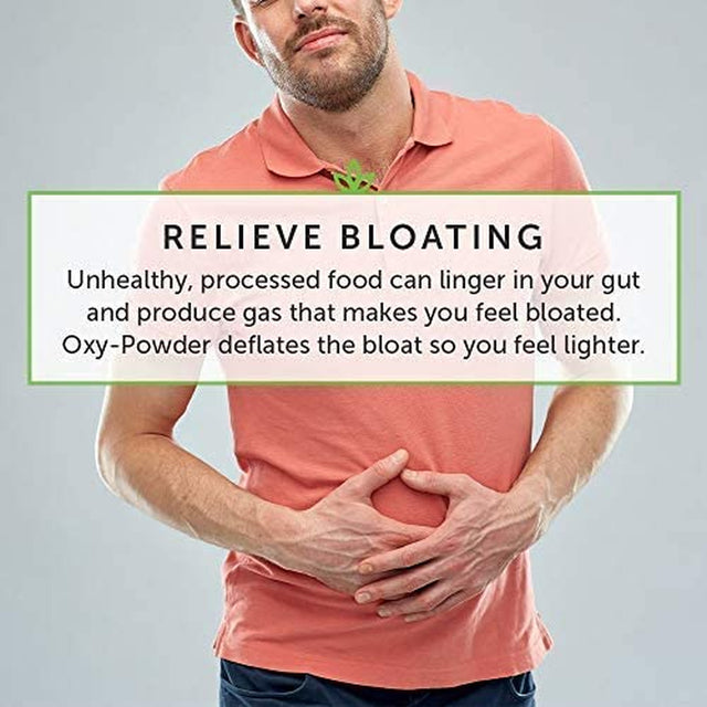 Global Healing Center Mycozil & Oxy-Powder Kit - Vegan Supplement Support Detox of Candida & Harmful Organisms for Gut Health, Oxygen Based Colon Cleanser of Intestinal Tract - 180 Capsules Total