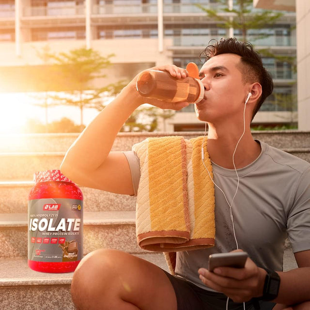 Lab Nutrition - Whey Protein Isolate 100% Hydrolyzed, 100% Whey Protein Powder, Lean Muscle Building Powder Presentation, Gluten and Sugar Free, 29 Servings, 2 Lbs - Vainilla Flavored