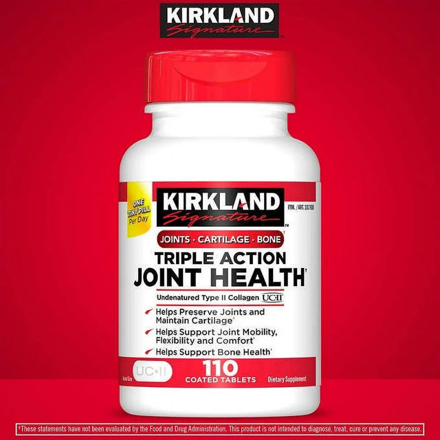 Kirkland Signature Triple Action Joint Health, 110 Coated Tablets