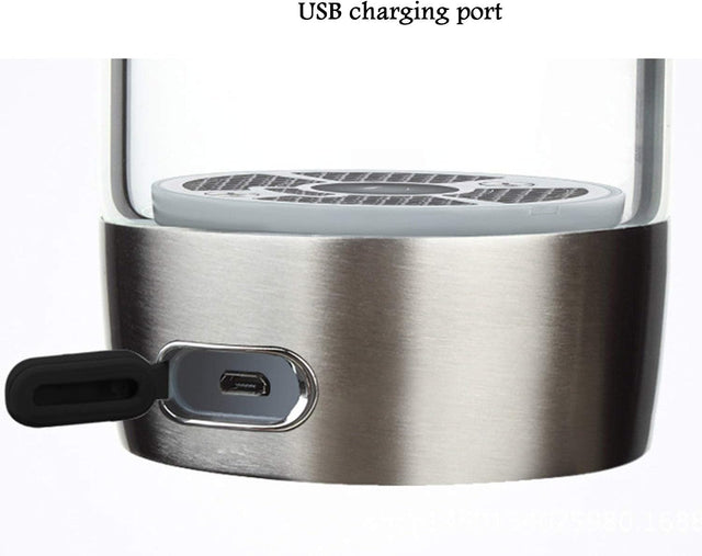 High Concentration Hydrogen-Rich Water Cup SPE Ion Membrane Alkaline Water Purifier Micro-Electrolysis Water Glass 500Ml