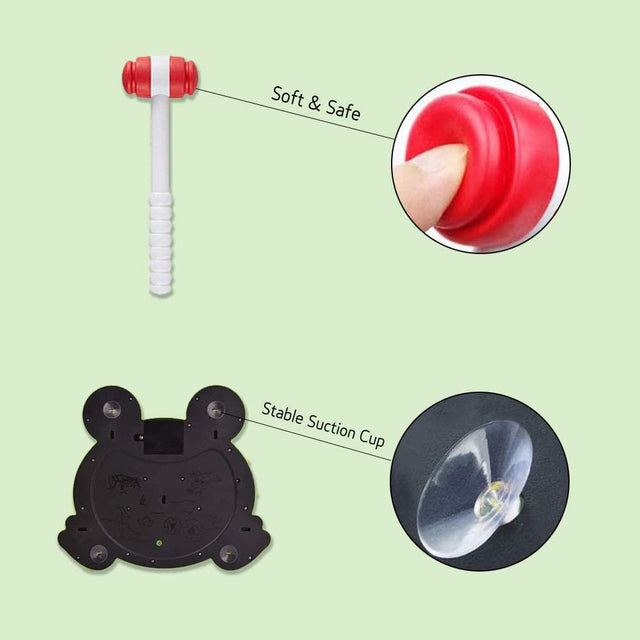 Gara Whack a Frog Game Pounding Toy with 2 Playing Modes - Educational Kids Toy for Toddler Game, Learning Preschool Toy for 3-Year Old Girls, Boys and Up