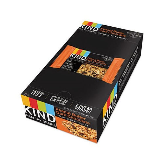 KIND Healthy Grains Bars, Peanut Butter Dark Chocolate, Gluten Free KIND Healthy Grains Bars, Peanut Butter Dark Chocolate, Gluten Free