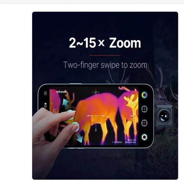 Infiray Xinfrared Thermal Imager T2 PRO Hunting Camera Outdoor Search 1579M Infrared Night Vision Mobile Phone Android Type C(T2 Pro Android)
