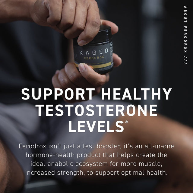 Kaged Ferodrox Ultra-Premium Testerone Pills for Men