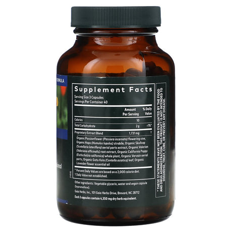 Gaia Herbs Sound Sleep, 120 Vegan Liquid Phyto-Caps