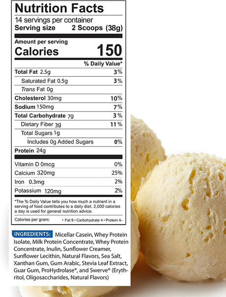 Biotrust Low Carb Protein Powder β Natural and Delicious Whey & Casein Blend from Grass-Fed Hormone Free Cows β Non GMO, Soy Free, Gluten Free, Hormone Free (Vanilla)