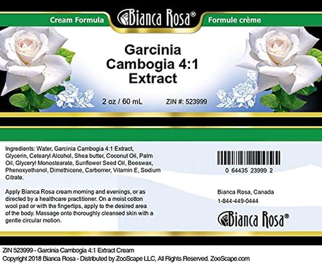 Garcinia Cambogia 4:1 Extract Cream (2 Oz, ZIN: 523999) - 2 Pack