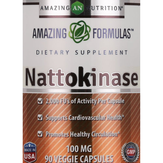 Amazing Formulas Nattokinase 100 Mg 90 Vcaps