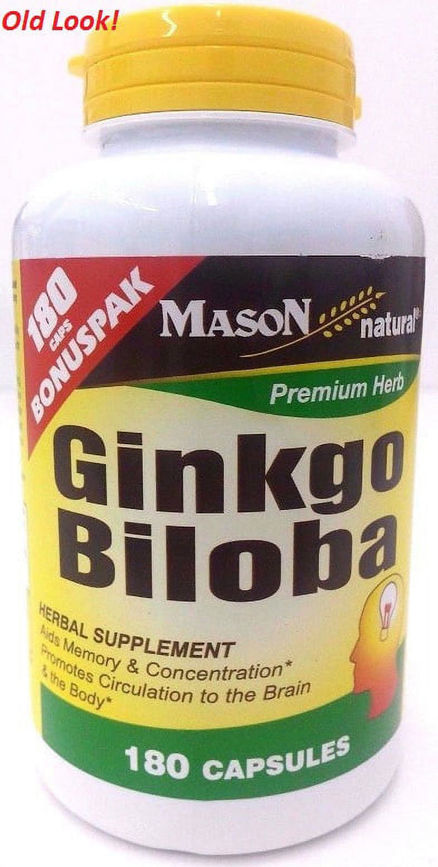 Ginkgo Biloba 4:1 Extract (Equivalent to 500 Mg Ginkgo Leaves) 180 Cap