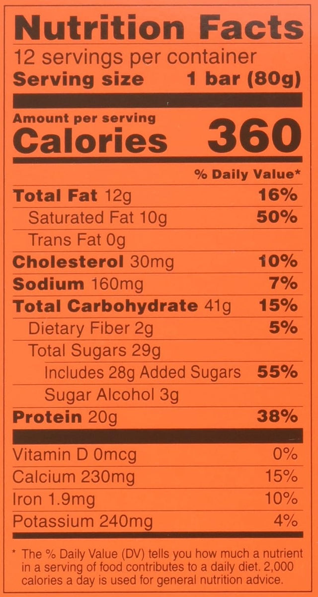 Gatorade Recover, Whey Protein Bar Chocolate Chip, Count 12 - Nutrition Bar with Protein / Grab Varieties & Flavors