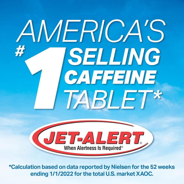Jet-Alert 100 MG Each Caffeine Tab 120 Count (Pack of 4)