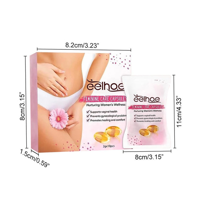 Hx-Meiye 10Pcs Feminine Care Capsules Supports Vaginal Health Capsules for Restoring Firmness and Tenderness