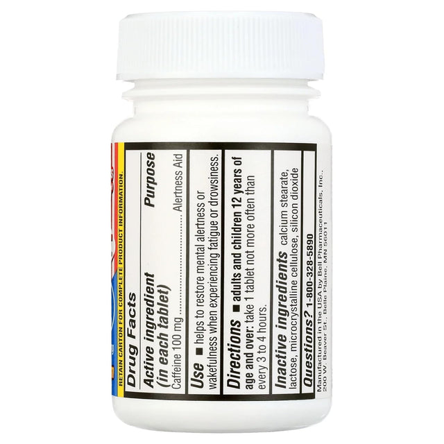 Jet-Alert 100 MG Each Caffeine Tab 120 Count - Pack of 3