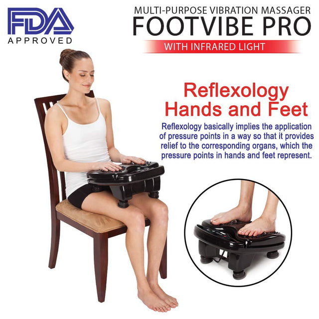 Footvibe Pro Foot Massager for Pain Relief U.S. Jaclean Inc. - FSA HSA Eligible