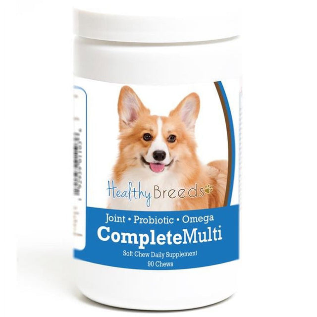 Healthy Breeds 192959011036 Pembroke Welsh Corgi All in One Multivitamin Soft Chew - 90 Count