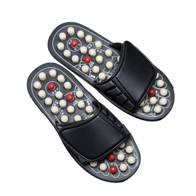 DERCLIVE Plantar Fasciitis Relief Massager, Foot Massage Slippers Sandals Mat for Men Women, Reflexology Foot Massager for Circulation