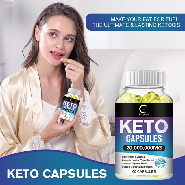 GPGP Greenpeople Keto Capsule 20,000,000MG Burning Belly Fat Losing Weight Supplement,120 Capsules