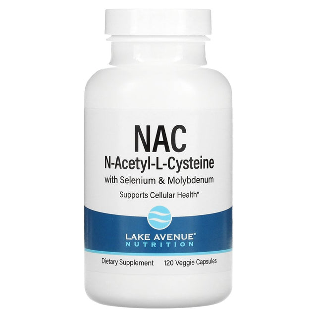 Lake Avenue Nutrition, N-Acetyl-L- Cysteine , 600 Mg, 120 Veggie Capsules